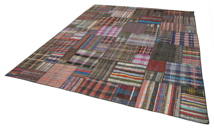 11x13 Multicolor Kilim Patchwork Rug - 36967