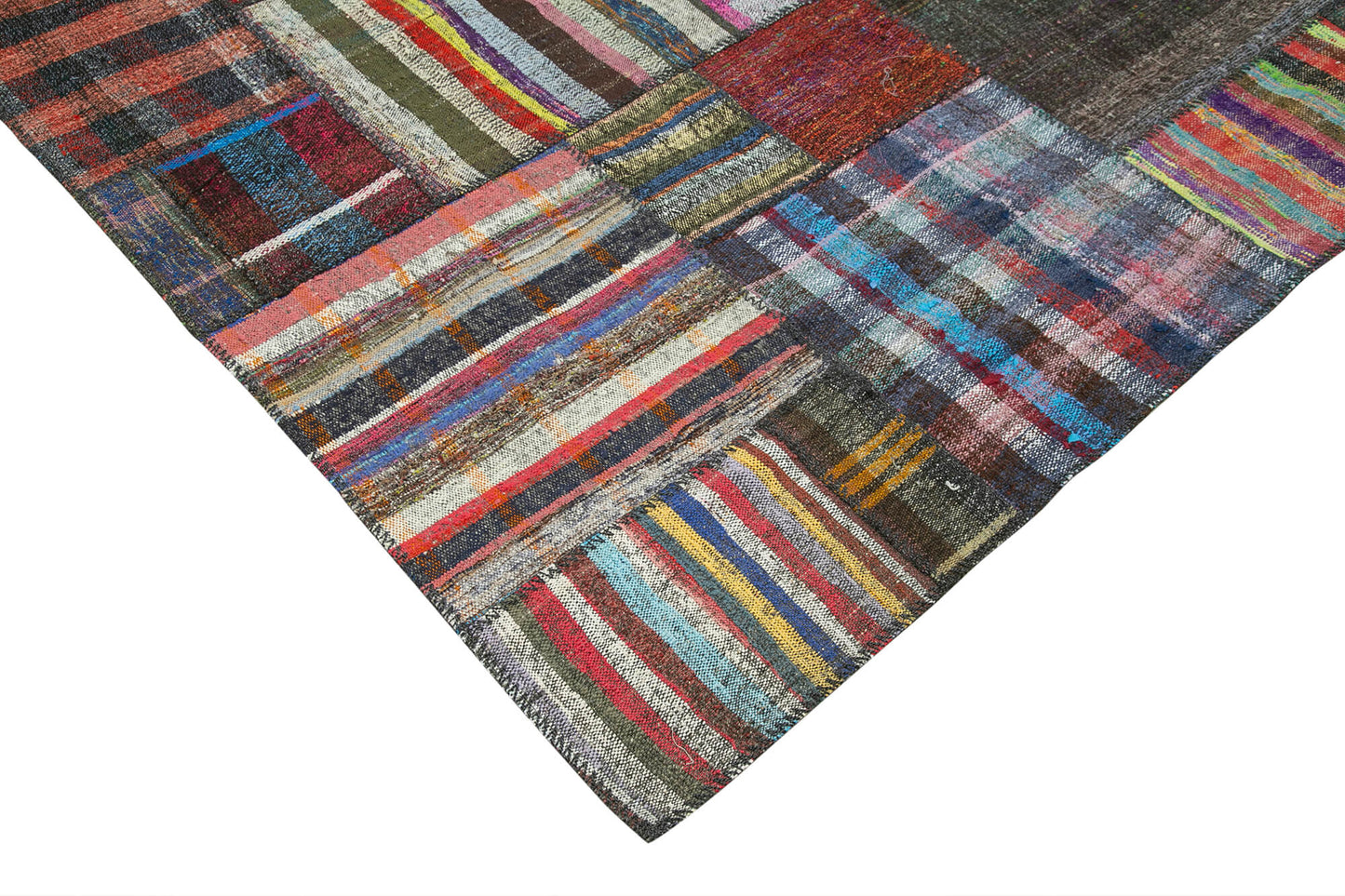 11x13 Multicolor Kilim Patchwork Rug - 36967