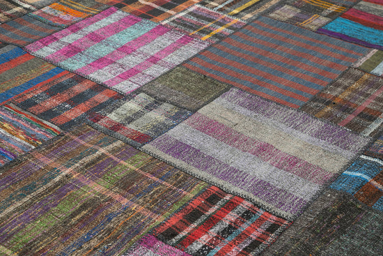 11x13 Multicolor Kilim Patchwork Rug - 36967