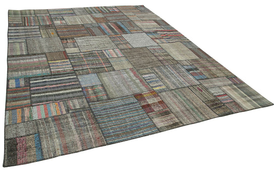 11x13 Multicolor Kilim Patchwork Rug - 36968