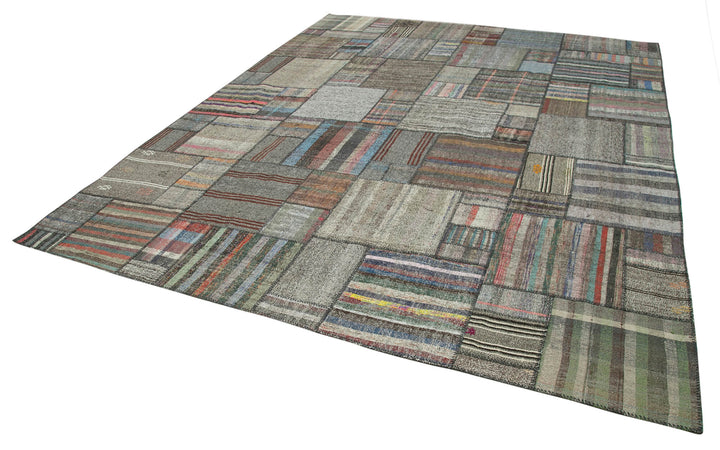 11x13 Multicolor Kilim Patchwork Rug - 36968