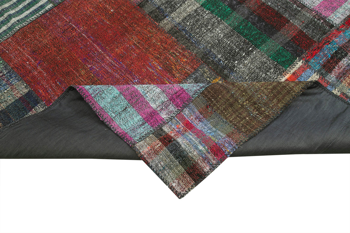 11x13 Multicolor Kilim Patchwork Rug - 36969