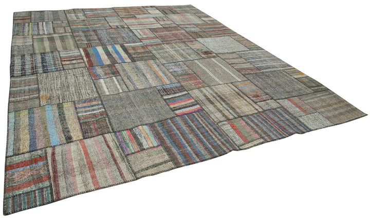 11x13 Multicolor Kilim Patchwork Rug - 36970