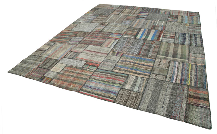 11x13 Multicolor Kilim Patchwork Rug - 36970