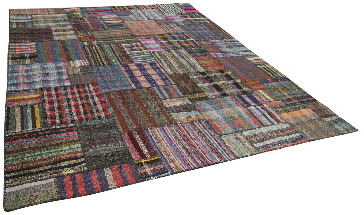 11x13 Multicolor Kilim Patchwork Rug - 36971