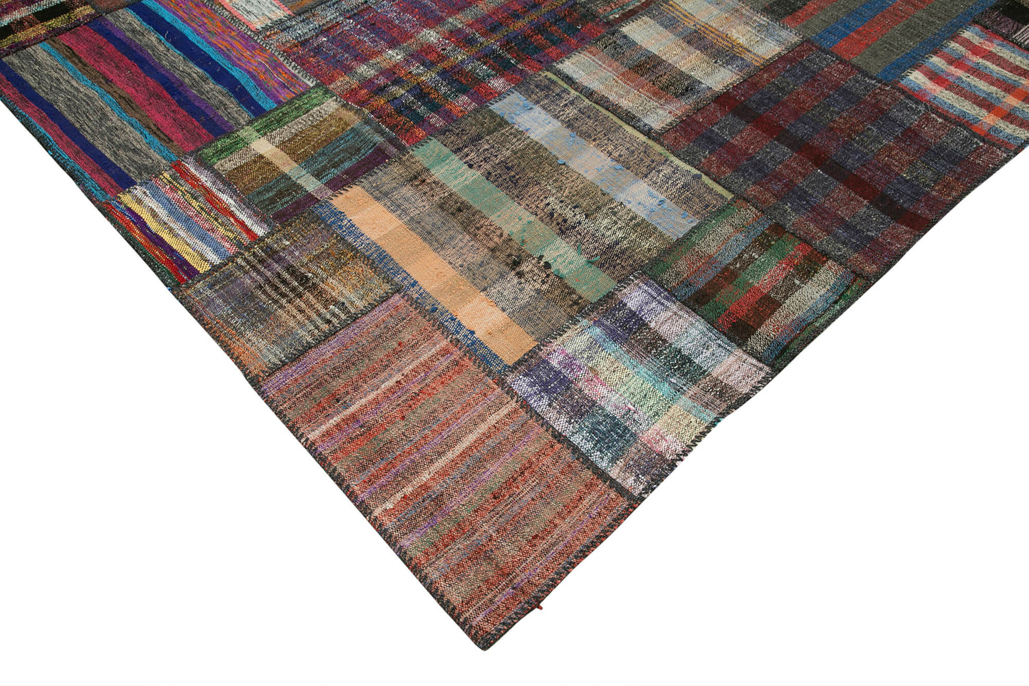 11x13 Multicolor Kilim Patchwork Rug - 36971