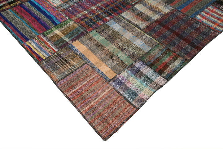 11x13 Multicolor Kilim Patchwork Rug - 36971