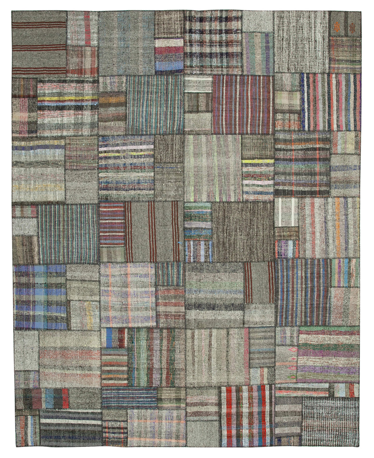 11x14 Multicolor Kilim Patchwork Rug - 36972