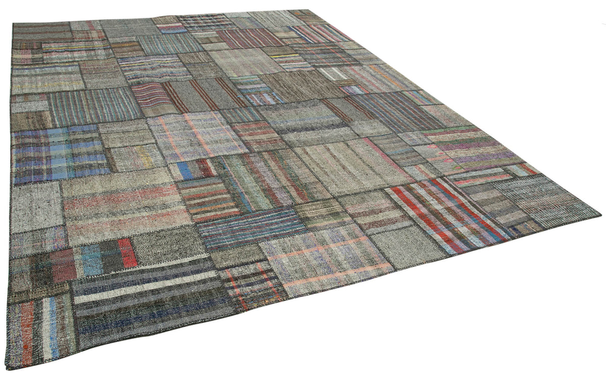11x14 Multicolor Kilim Patchwork Rug - 36972