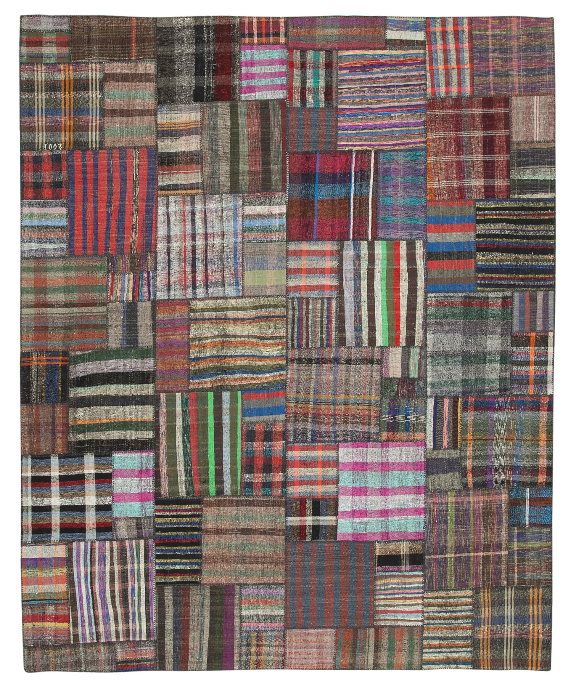 11x13 Multicolor Kilim Patchwork Rug - 36973