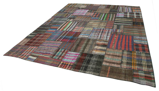 11x13 Multicolor Kilim Patchwork Rug - 36973