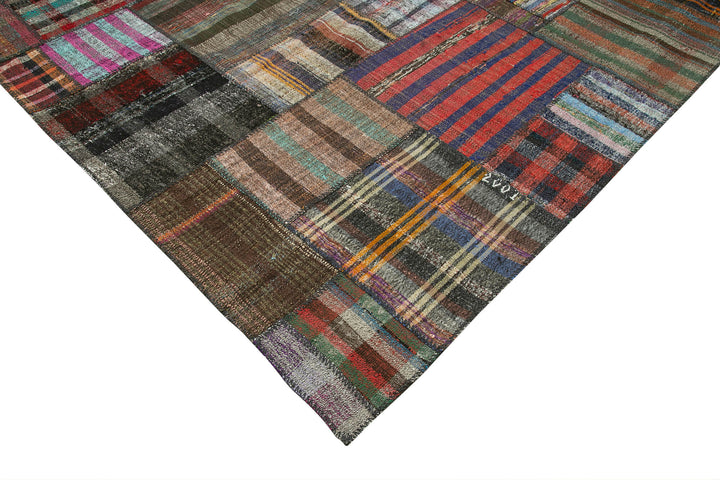 11x13 Multicolor Kilim Patchwork Rug - 36973