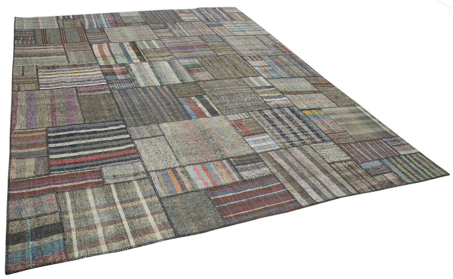 11x14 Multicolor Kilim Patchwork Rug - 36974