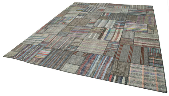 11x14 Multicolor Kilim Patchwork Rug - 36974