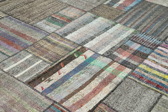 11x14 Multicolor Kilim Patchwork Rug - 36974
