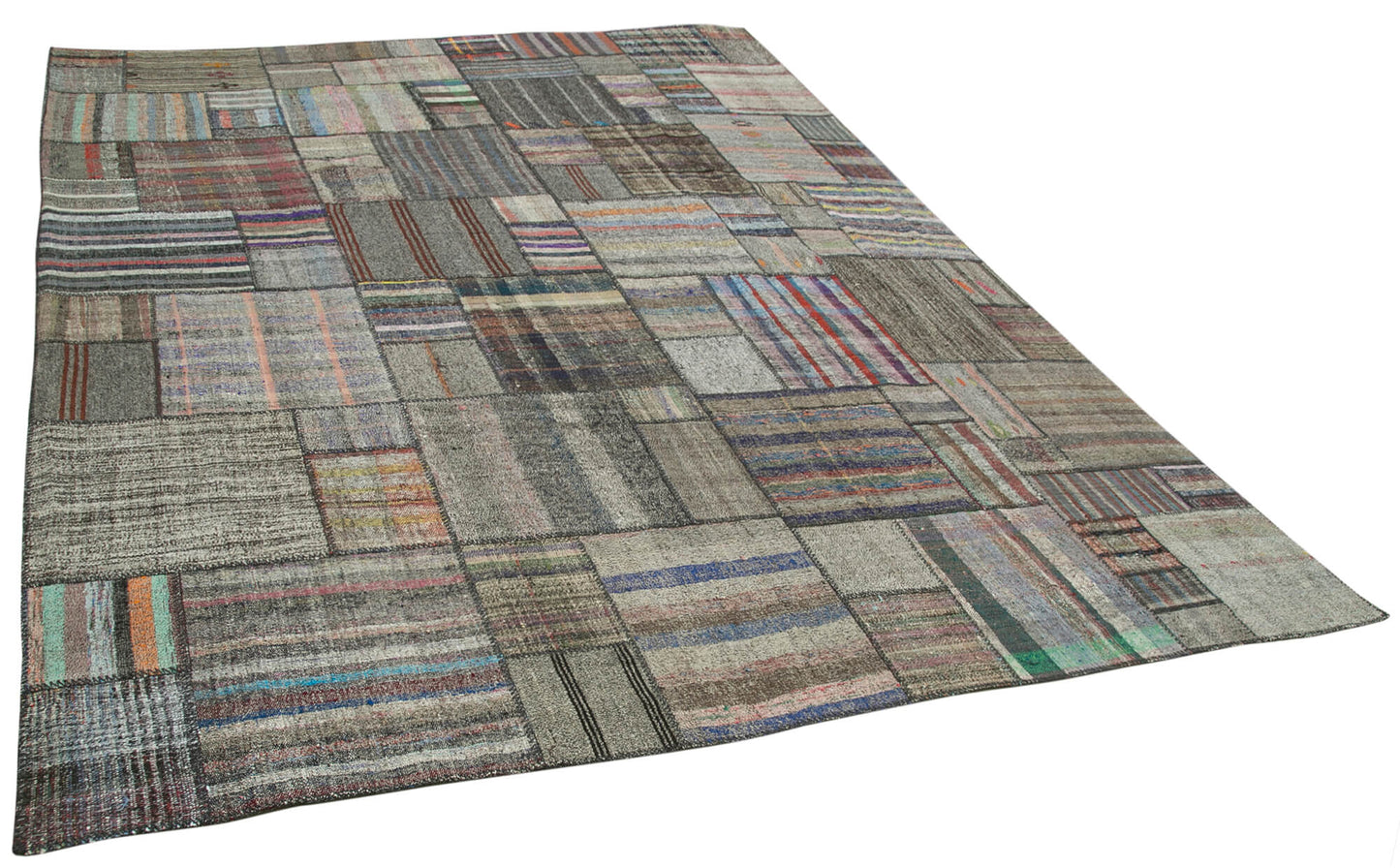 11x14 Multicolor Kilim Patchwork Rug - 36975
