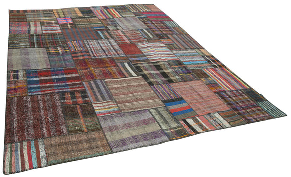 11x13 Multicolor Kilim Patchwork Rug - 36976