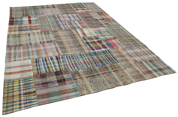 9x12 Multicolor Kilim Patchwork Rug - 36978