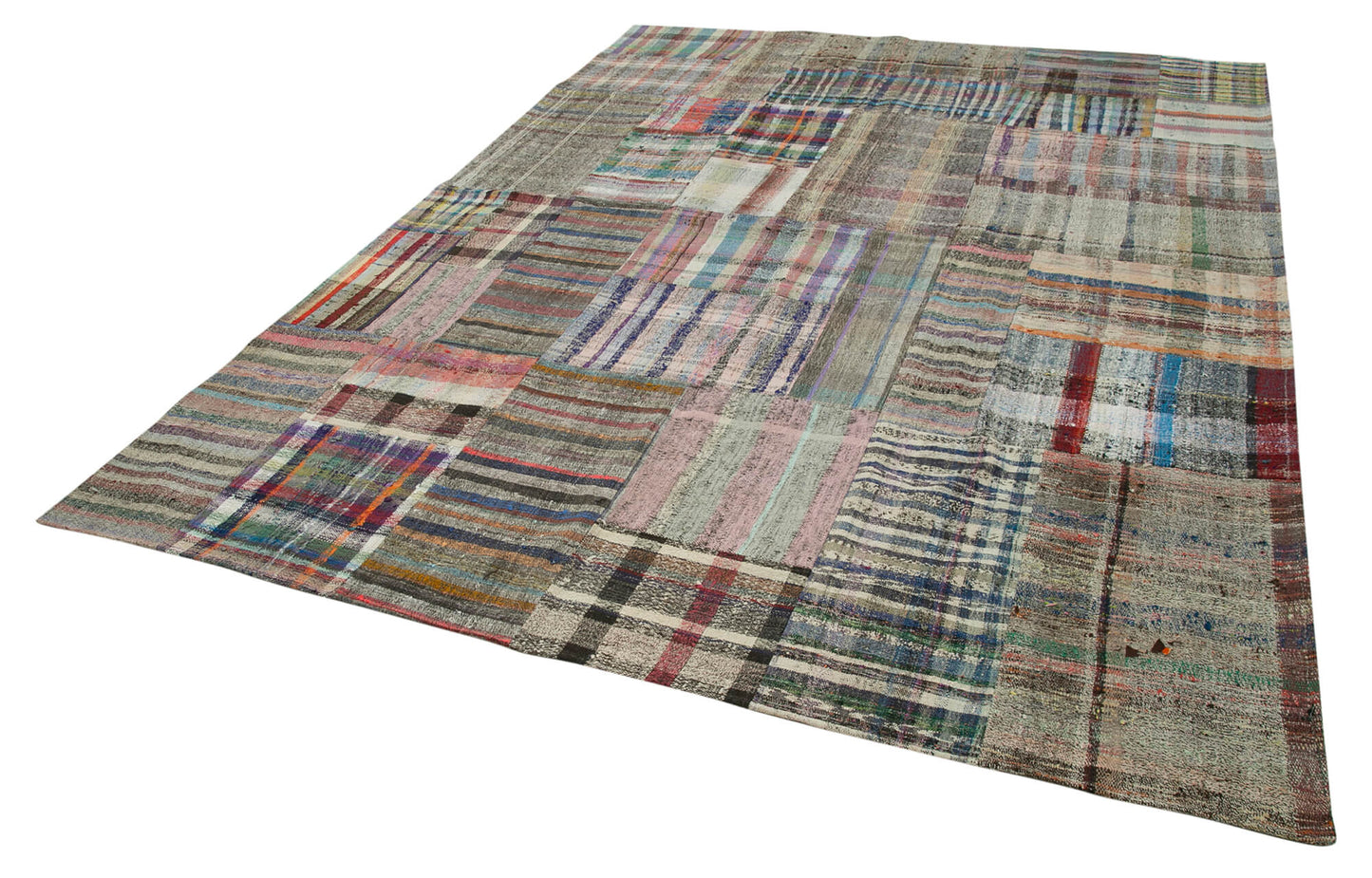 9x12 Multicolor Kilim Patchwork Rug - 36978