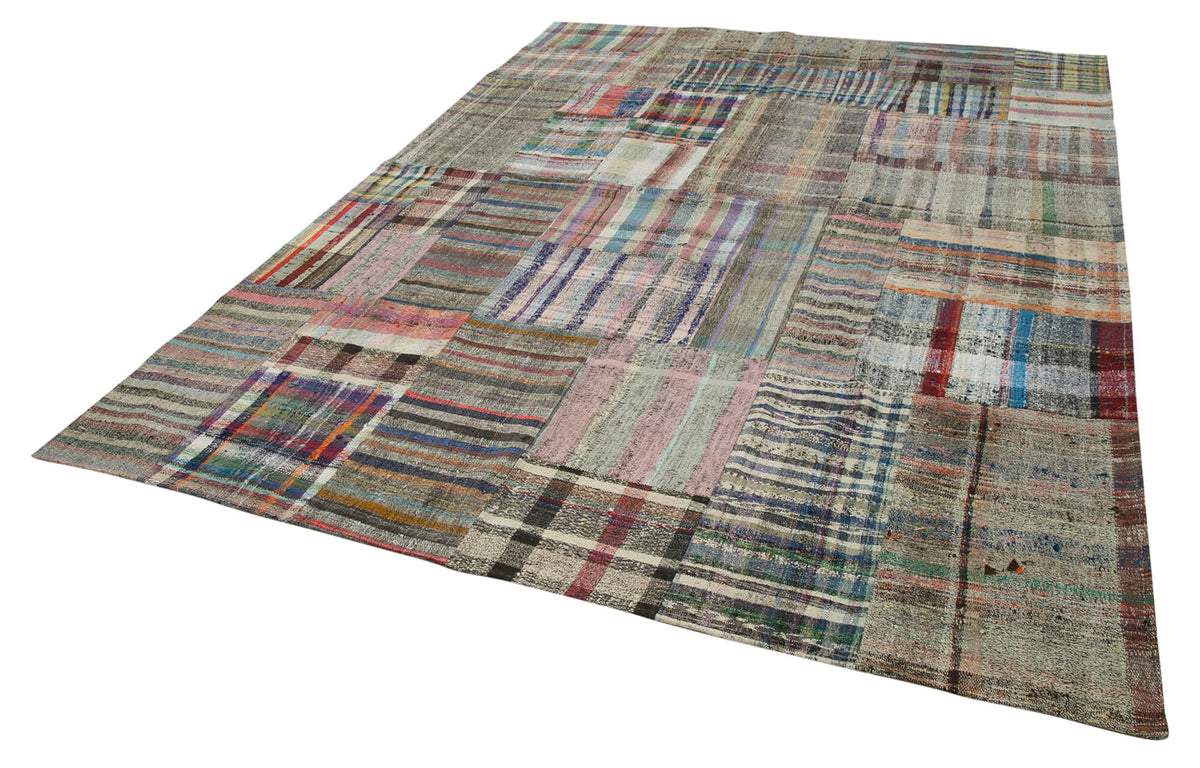 9x12 Multicolor Kilim Patchwork Rug - 36978