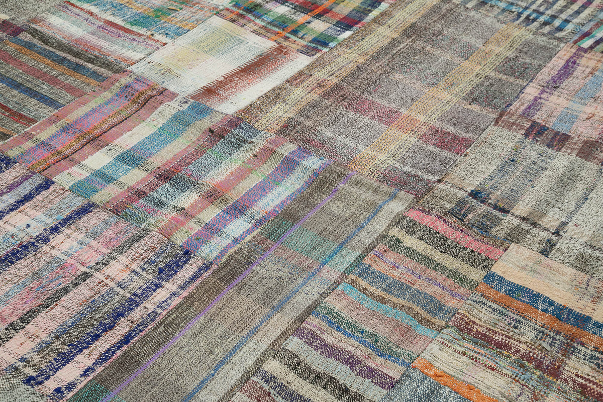 9x12 Multicolor Kilim Patchwork Rug - 36978