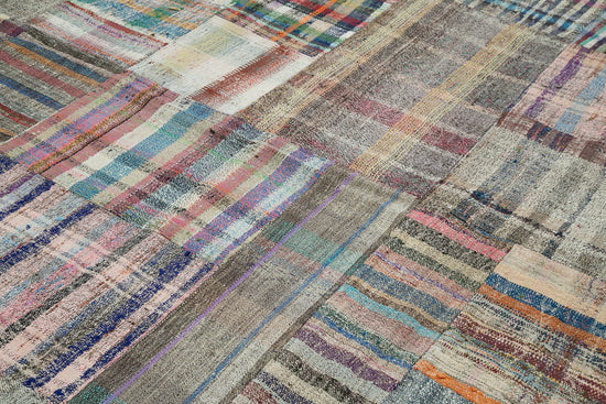 9x12 Multicolor Kilim Patchwork Rug - 36978