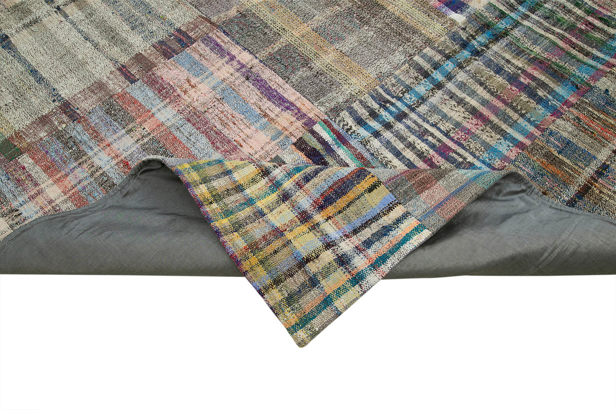 9x12 Multicolor Kilim Patchwork Rug - 36978