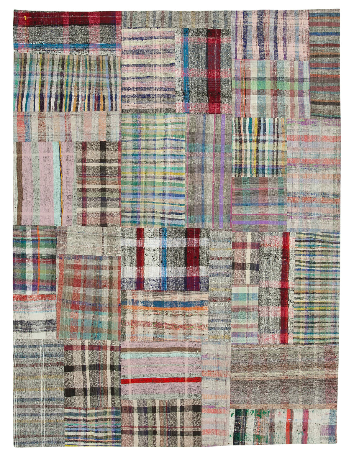 9x12 Multicolor Kilim Patchwork Rug - 36980