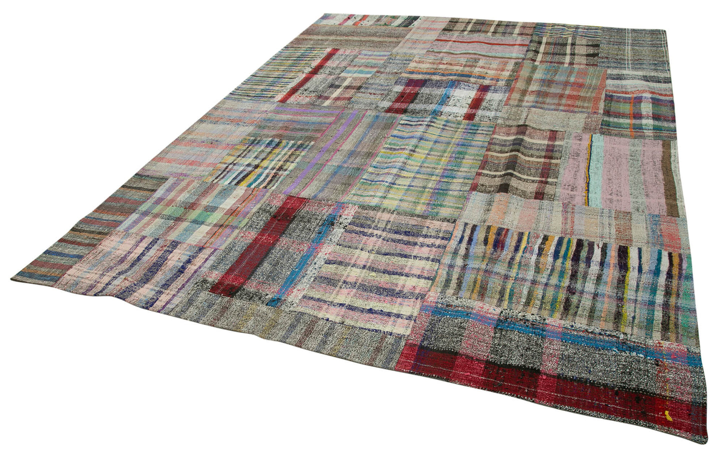 9x12 Multicolor Kilim Patchwork Rug - 36980