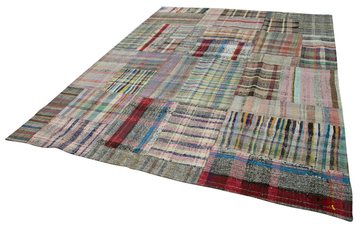 9x12 Multicolor Kilim Patchwork Rug - 36980