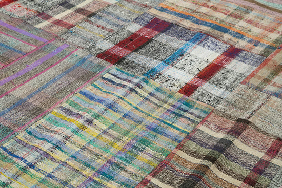 9x12 Multicolor Kilim Patchwork Rug - 36980