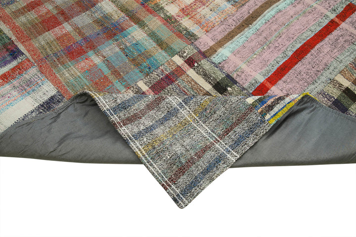 9x12 Multicolor Kilim Patchwork Rug - 36980