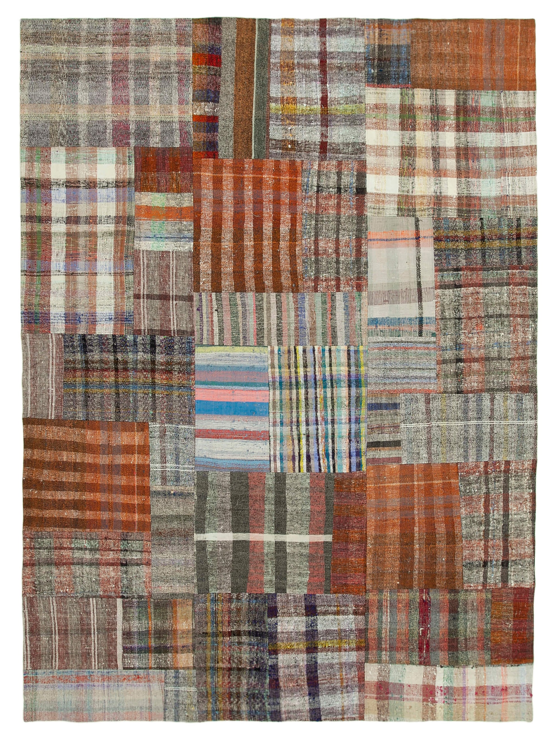 9x12 Multicolor Kilim Patchwork Rug - 36982