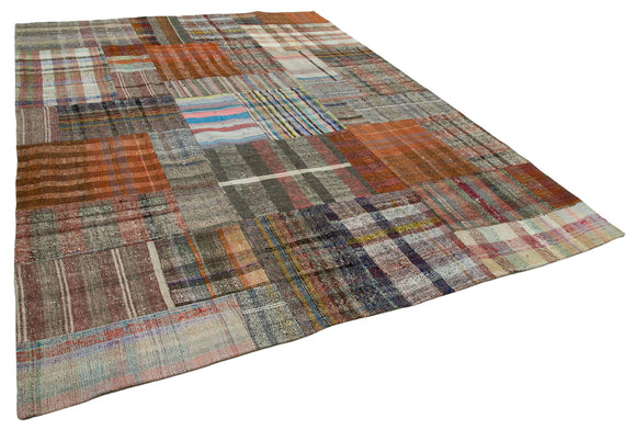 9x12 Multicolor Kilim Patchwork Rug - 36982