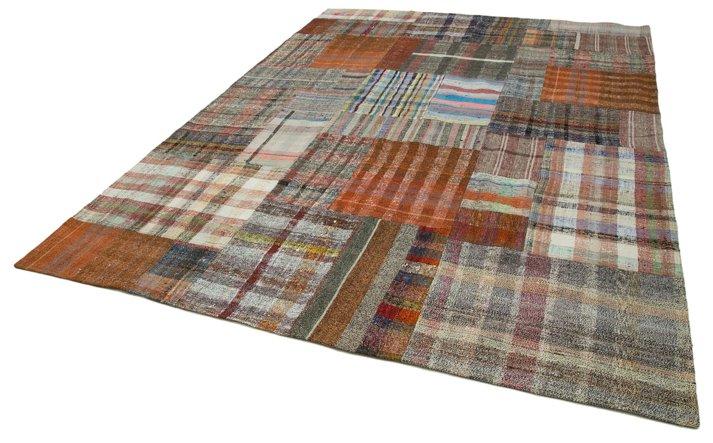 9x12 Multicolor Kilim Patchwork Rug - 36982