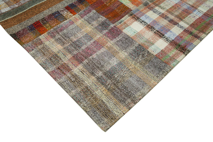 9x12 Multicolor Kilim Patchwork Rug - 36982