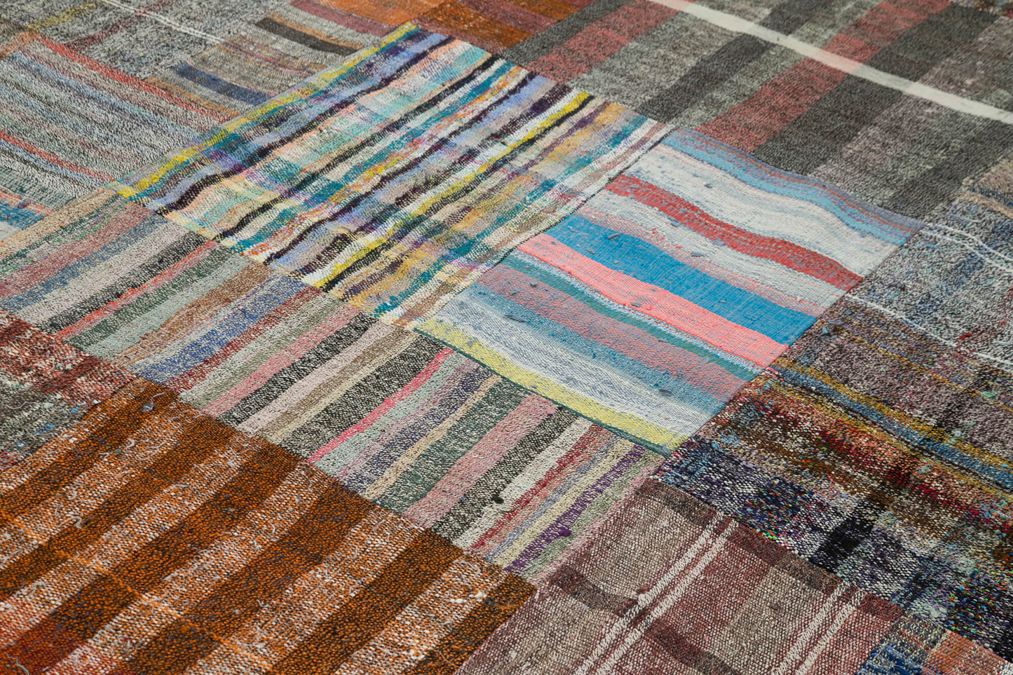9x12 Multicolor Kilim Patchwork Rug - 36982