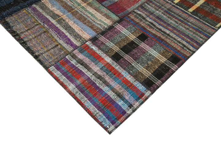 8x12 Multicolor Kilim Patchwork Rug - 36986