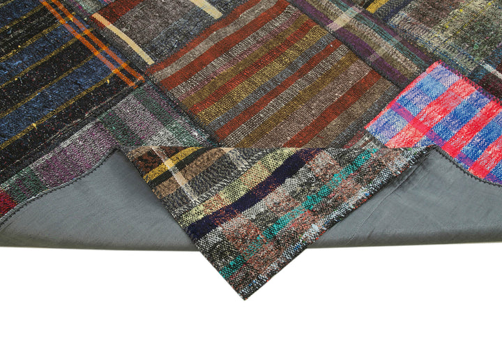 8x12 Multicolor Kilim Patchwork Rug - 36986