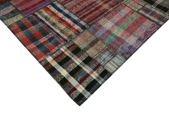 7x10 Multicolor Kilim Patchwork Rug - 36990