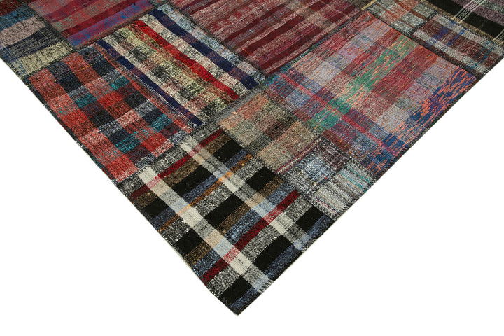 7x10 Multicolor Kilim Patchwork Rug - 36990