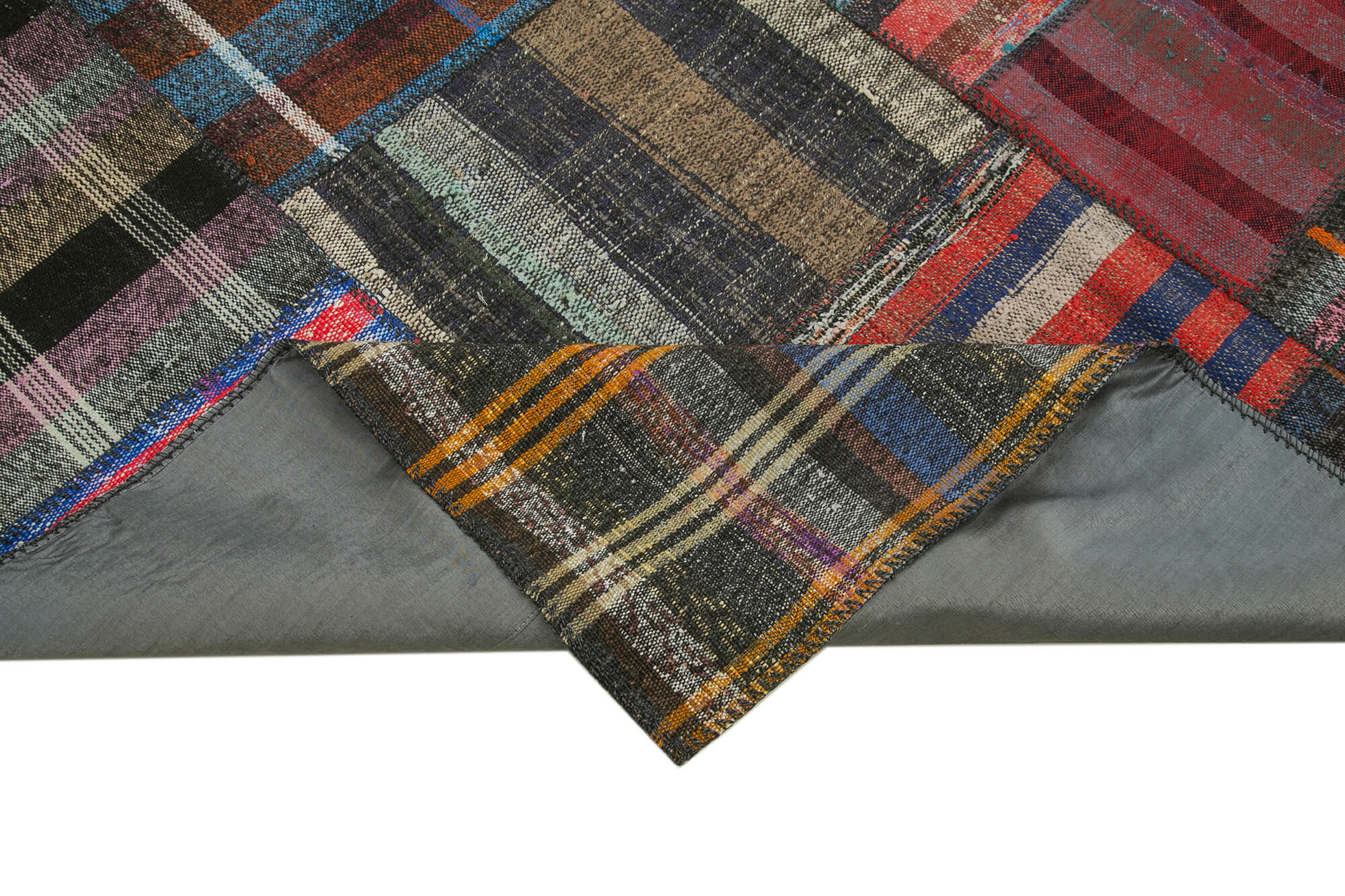 7x10 Multicolor Kilim Patchwork Rug - 36990