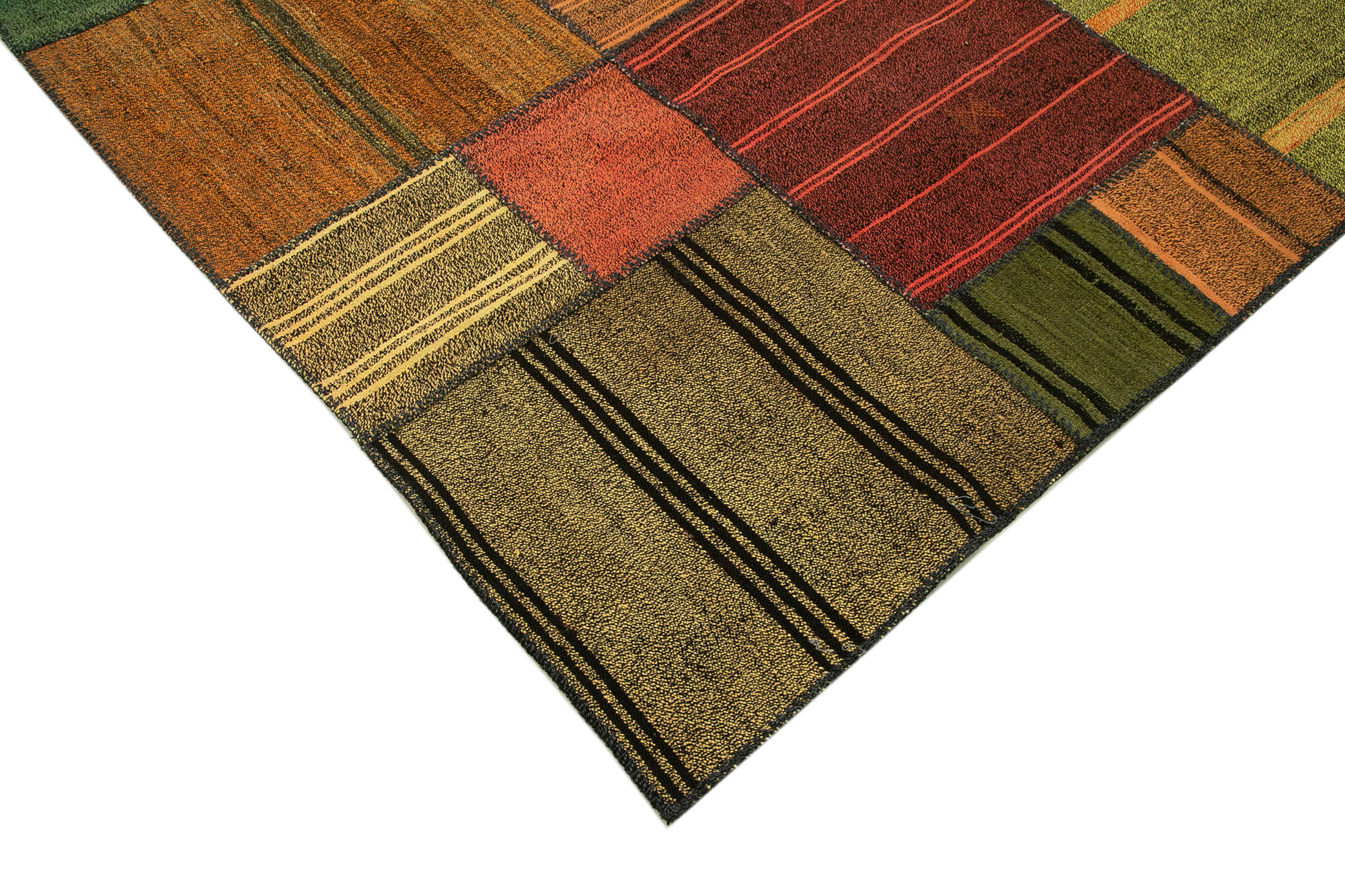 8x12 Multicolor Kilim Patchwork Rug - 36992