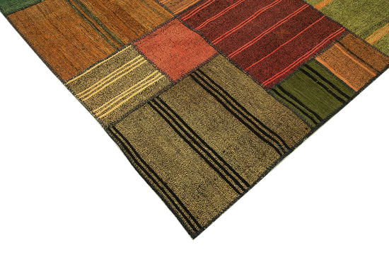 8x12 Multicolor Kilim Patchwork Rug - 36992