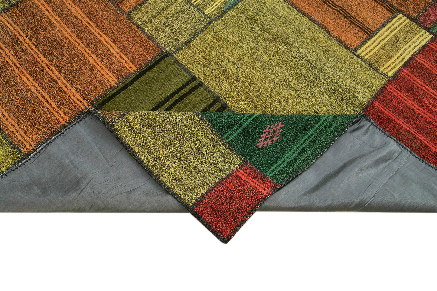 8x12 Multicolor Kilim Patchwork Rug - 36992