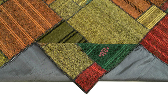 8x12 Multicolor Kilim Patchwork Rug - 36992