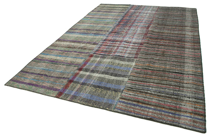 8x12 Multicolor Kilim Patchwork Rug - 36993