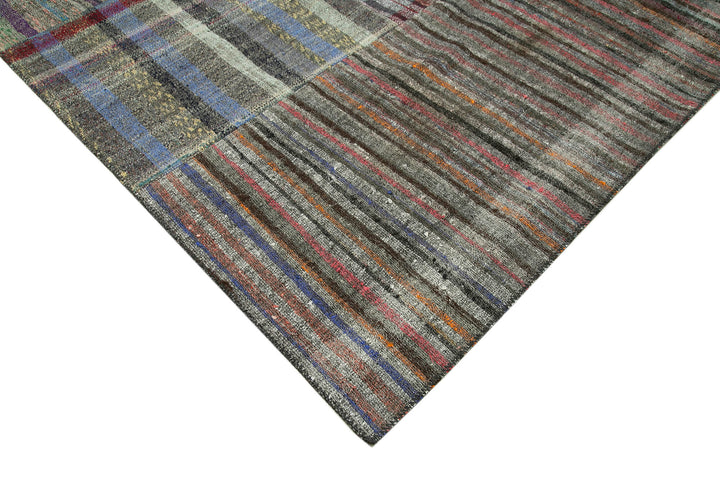 8x12 Multicolor Kilim Patchwork Rug - 36993