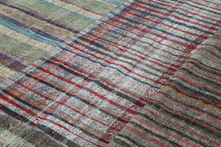 8x12 Multicolor Kilim Patchwork Rug - 36993