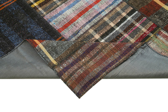 8x12 Multicolor Kilim Patchwork Rug - 36996